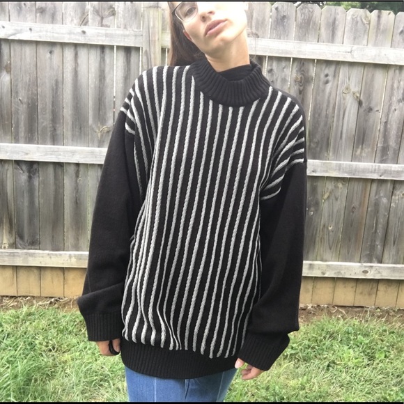 New Gen Sweaters - Oversized Striped Sweater. Comfortable.